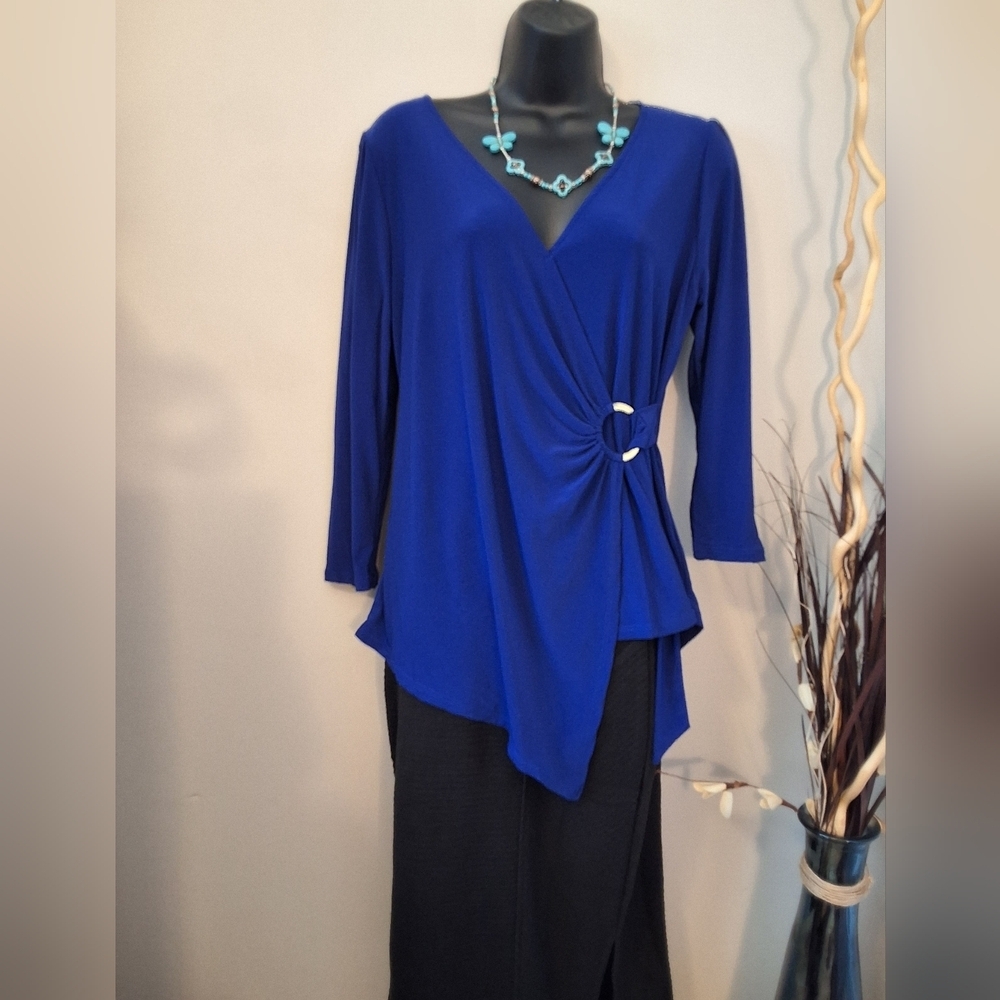 Royal Blue NWOT women's blouse size L